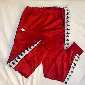 Red Kappa Joggers